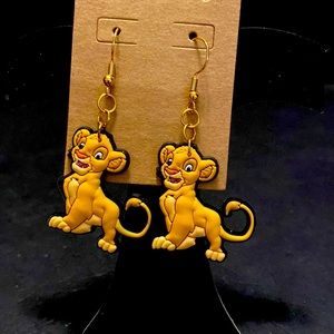 Disney lion, king Nola earrings